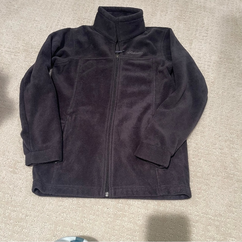 Columbia fleece jacket‎ 10/12 black excellent condition